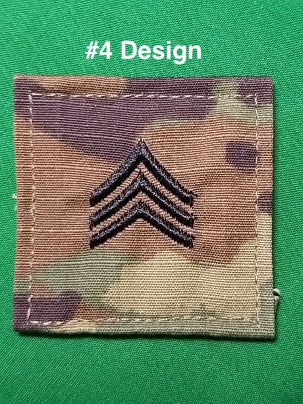 US Army Issued 09/2018 SGT/E5 Rank OCP w/ Hook Sergeant 8455016451632 #4